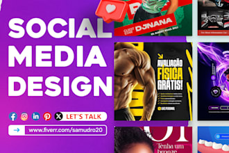 design eye catching social media ads, facebook post and instagram carouse
