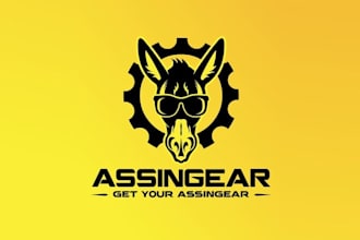 design animated automotive brand gear logo