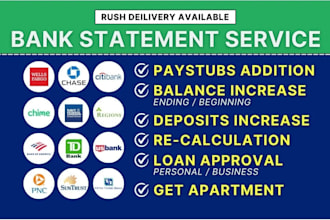 reconcile bank statement PDF to editable format