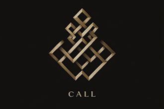 design luxury monogram and clothing brand logo