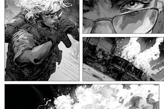 comic book illustration with comic book illustrator