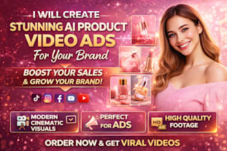create ai product video ads, ai commercial videos, and ai product for your brand