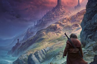 create a unique fantasy book cover illustration