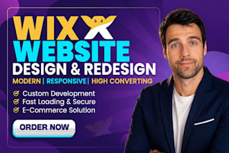 build wix website design wix website redesign wix eccommerce website wix booking