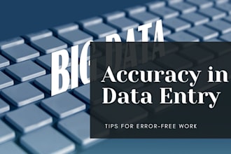 do accurate data entry, excel data typing and copy paste
