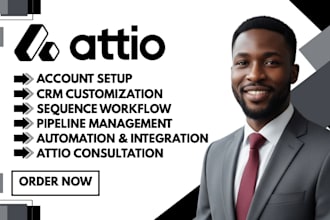 setup attio CRM sequence workflow automation
