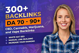 do cbd, cannabis, marijuana, and vape backlinks