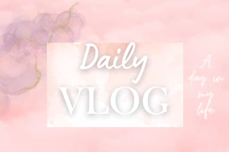 design attractive youtube thumbnails for vlog, cooking,