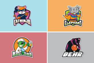 design customized 3d mascot logo