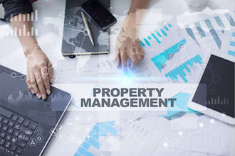 do property management website with property listing and pms