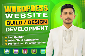 design a simple and stunning wordpress website