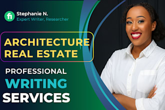write architecture research and real estate technical content