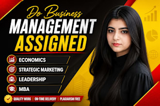 do business management assigned, economics, strategic marketing, leadership, MBA