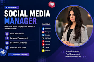handle your social media management with high quality content and strategy