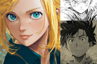draw anime and manga art