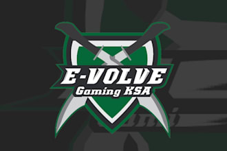do awesome e volve gaming logo worthy of great e sports team