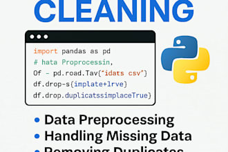 clean and preprocess your dataset for analysis and machine learning