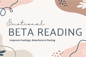 provide detailed beta reading for romance and character driven fiction