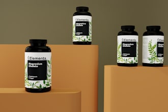 do minimalist supplement label and packaging