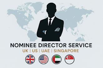 provide a nominee director for company formation in UK, US, uae, and singapore