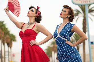 draw a pin up girl and pin up girl