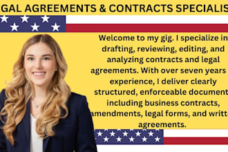review, edit, and improve your existing contract or agreement