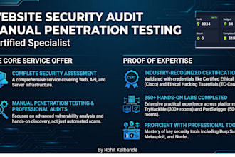 perform a deep penetration test and vulnerability assessment