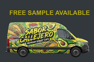 design car wrap, truck wrap, van wrap and vehicle graphics
