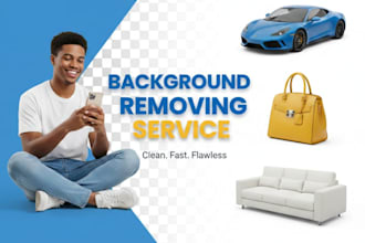 remove or change background of product photos perfectly