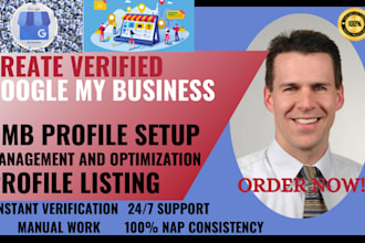 create and verify fully optimize and manage your google my business profile gmb