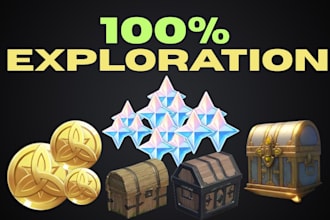 explore your map to a 100 percent