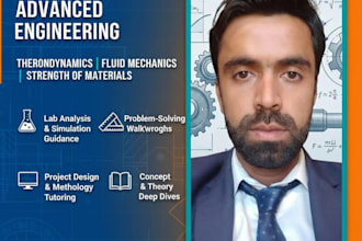 explain thermodynamics, strength of material, fluid mechanics problems