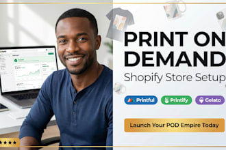 use printiful printify gelato design print on demand shopify pod website