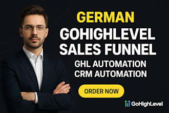 german gohighlevel sales funnel ghl automation CRM automation gohighlevel expert