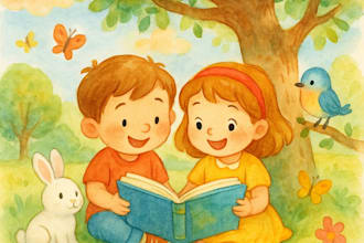 illustrate children storybook illustration children storybook water color