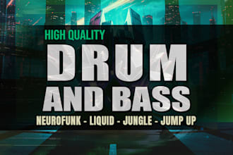 drum and bass, neurofunk, liquid dnb in high quality for you