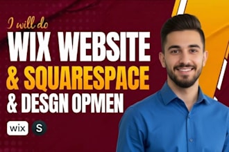 build wix and squarespace website, design or redesign professionally