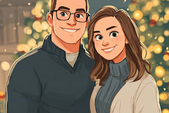 design christmas themed illustratio