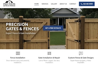 build fence gate installer website siding contractor website sunroom builder