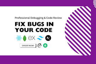 fix bugs in react, nodejs, nextjs or mern stack code