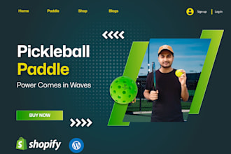 design or manage your pickleball website or shopify store