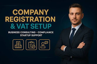 provide expert company registration, vat setup and business consulting
