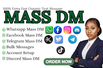 do mass dm facebook mass dm whatsapp mass dm SMS text message