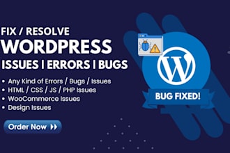 fix wordpress issues errors bug fix woocommerce critical errors