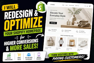 redesign your shopify homepage for higher conversions