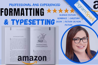 kdp book publishing, typesetting, book formatting, layout design for ebook