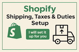 do shopify shipping and tax set up shopify tax duties shopify virtual assistant