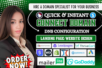 connect godaddy domain, fix or redirect domain, subdomain to wix, shopify, ghl