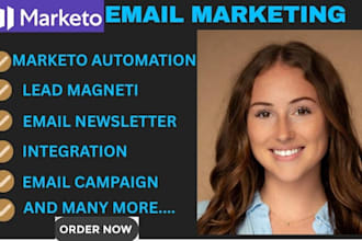 setup marketo email automation lead magnet