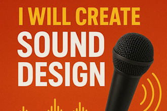 sound designing, dialogues layering, sound effects , sfx and ambience